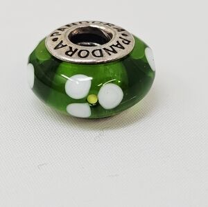 Pandora Green Murano Charm